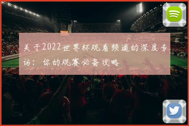 关于2022世界杯观看频道的深度专访：你的观赛必备攻略